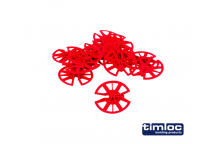 TIMLOC 25113 Insulation Retaining Discs (F30) 80mm Orange (1000)