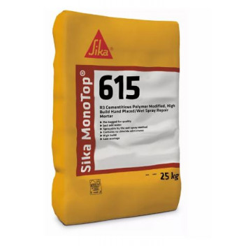 Sika 94730 MonoTop 615 Repair Mortar 25kg Cement Grey