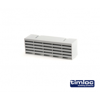 TIMLOC 1201ABGR Plastic Airbrick 60mm x 69mm x 215mm Grey
