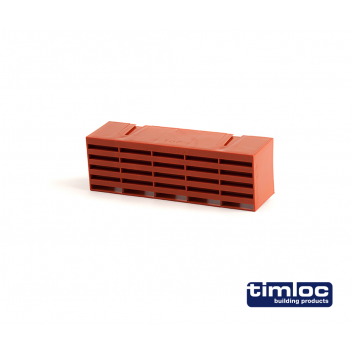 TIMLOC 1201ABTE Plastic Airbrick 60mm x 69mm x 215mm Terracotta