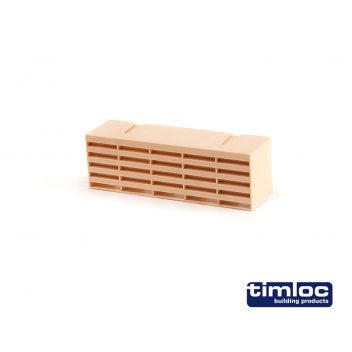 TIMLOC 1201ABBU Plastic Airbrick 60mm x 69mm x 215mm Buff