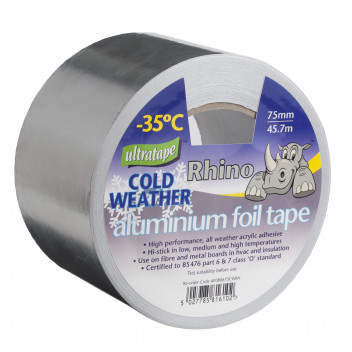 BRUCE DOUGLAS Cold Weather Aluminium Foil Tape 75mm x 45.7m (16)